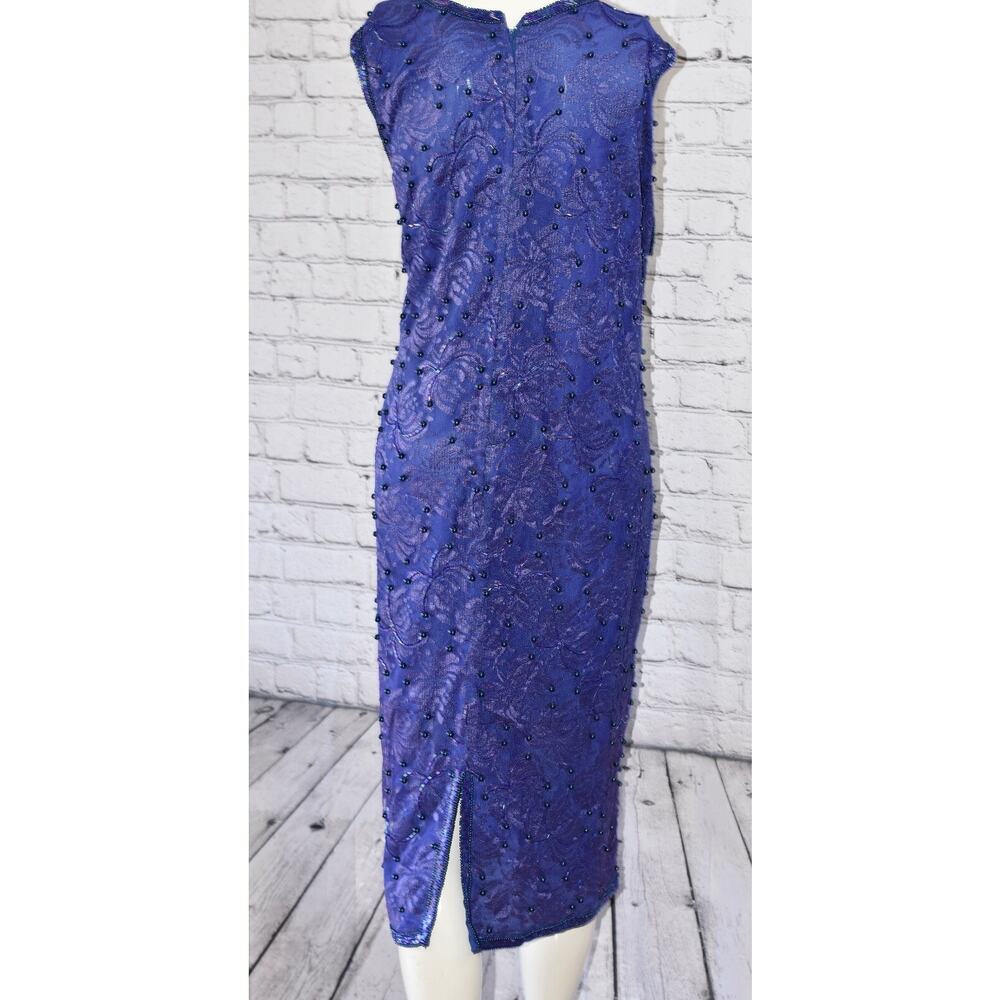 GUNIT Fashions Sequined & Beaded Cocktail Party Evening Dress Size 4XL NEW!!! - Picture 4 of 9